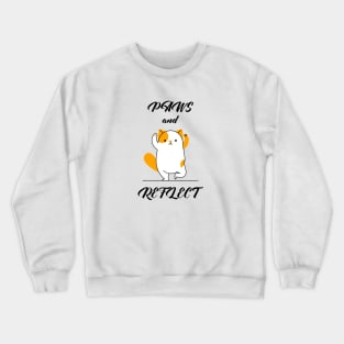 Cute Animal Yoga Crewneck Sweatshirt